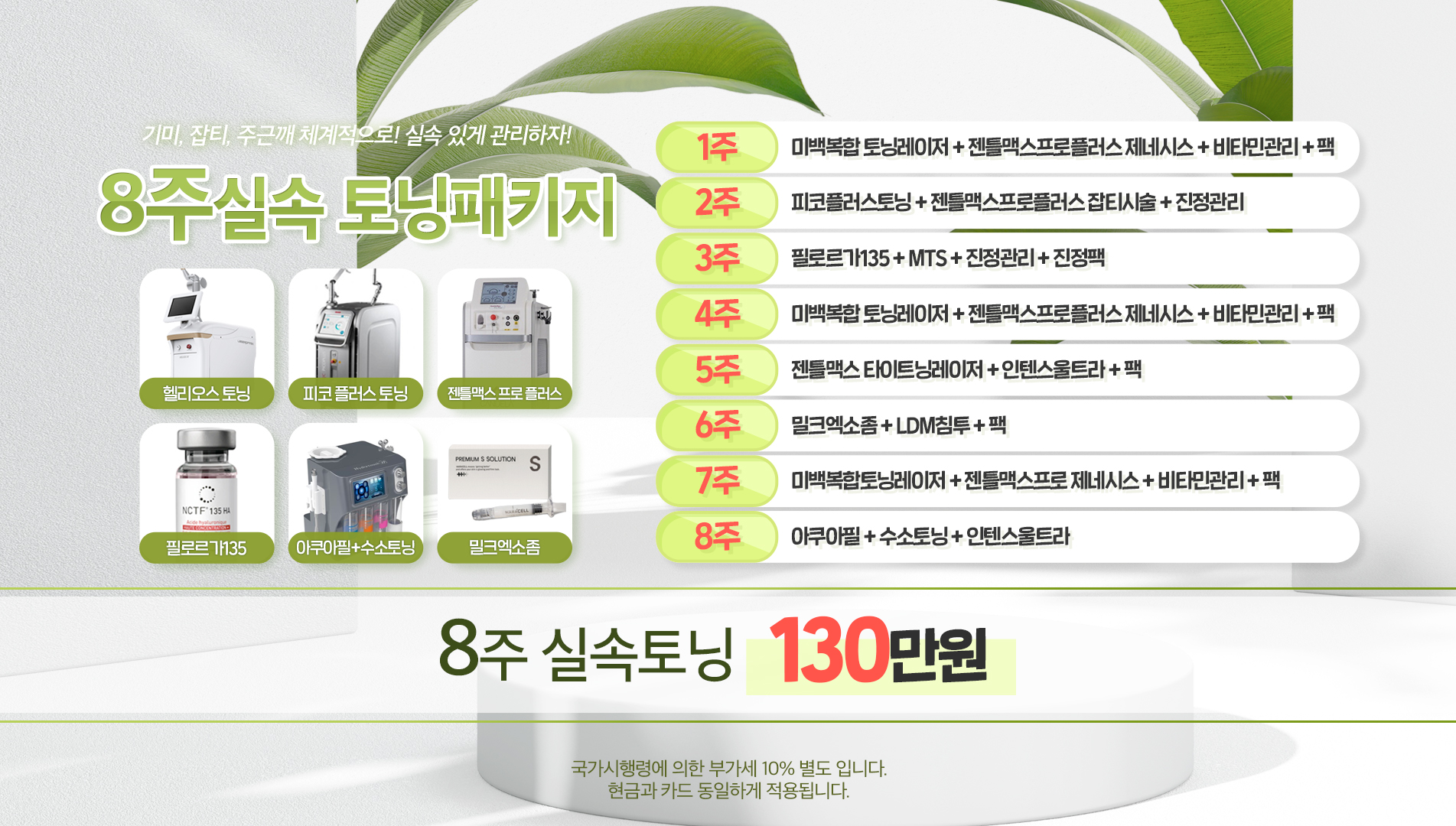 8주 실속 토닝패키지
